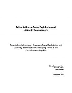 Abuse of authority by the UN: Sexual exploitation and abuse of children covered up